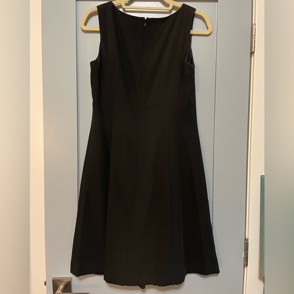 Ann Taylor LOFT Black Empire Waist Dress with Jewel Detail - Picture 4 of 4